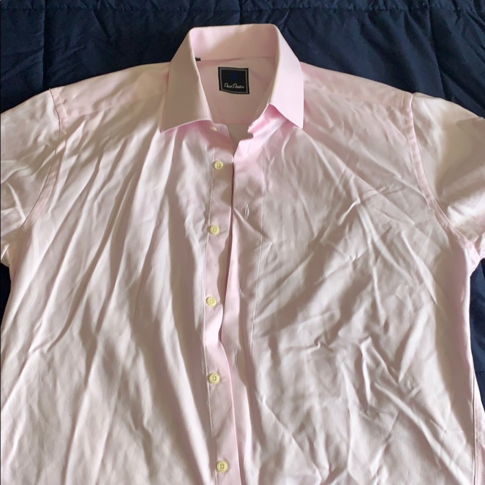 Designer Men’s Pink Dress Shirt